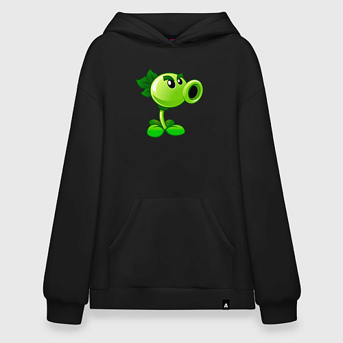 Худи оверсайз Повторитель горохострел / Черный – фото 1