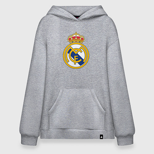 Худи оверсайз Real madrid fc sport / Меланж – фото 1