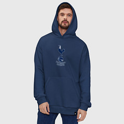 Толстовка-худи оверсайз Tottenham Hotspur fc sport, цвет: тёмно-синий — фото 2