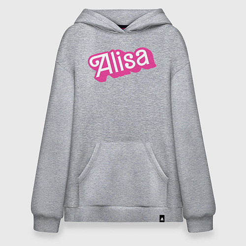 Худи оверсайз Alisa - retro Barbie style / Меланж – фото 1