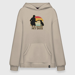 Худи оверсайз Гитары и собаки