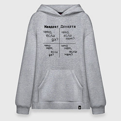 Худи оверсайз Квадрат декарта