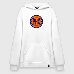 Толстовка-худи оверсайз Phoenix ball, цвет: белый