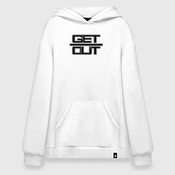 Худи оверсайз Get out black