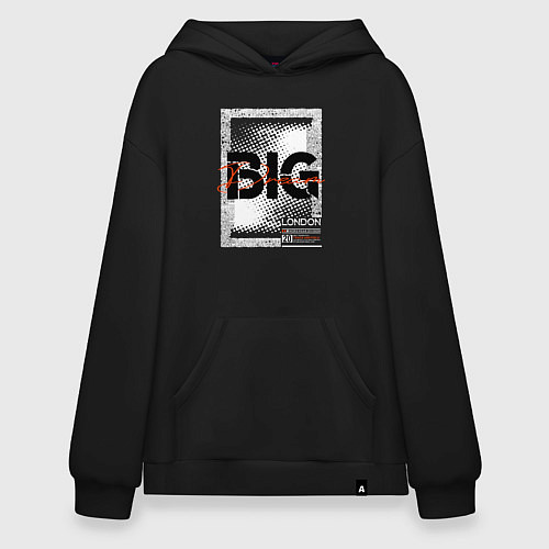 Худи оверсайз Big dream streetwear / Черный – фото 1
