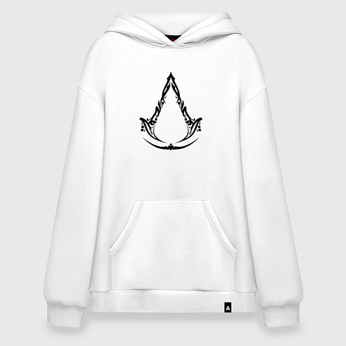 Худи оверсайз Assassins creed - mirage / Белый – фото 1