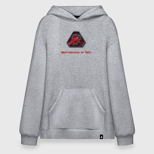 Худи оверсайз Command & Conquer: Братство НОД / Меланж – фото 1