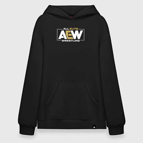 Худи оверсайз All Elite Wrestling AEW / Черный – фото 1