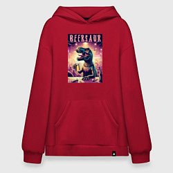 Худи оверсайз Beersaur - fantasy ai art