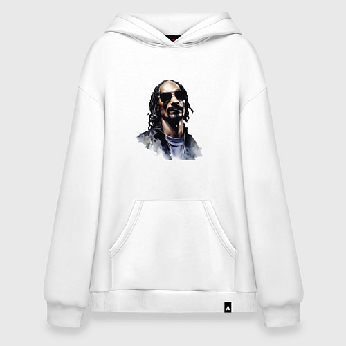 Худи оверсайз Snoop dog / Белый – фото 1