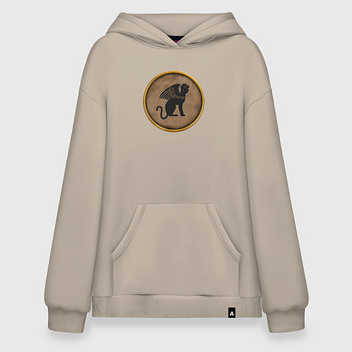 Худи оверсайз Мятежники-эллины Rome: Total War / Миндальный – фото 1