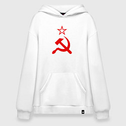 Худи оверсайз Серп, молот и звезда