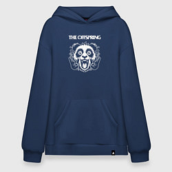 Толстовка-худи оверсайз The Offspring rock panda, цвет: тёмно-синий