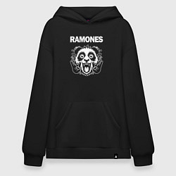 Худи оверсайз Ramones rock panda