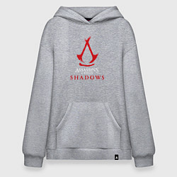 Худи оверсайз Assassins creed shadows logo