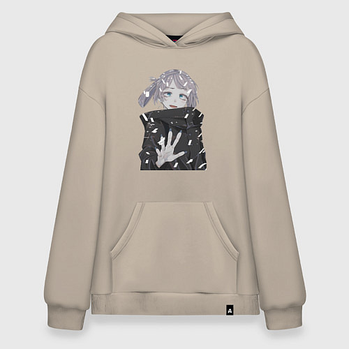 Худи оверсайз Надзуна Нанакуса / Миндальный – фото 1