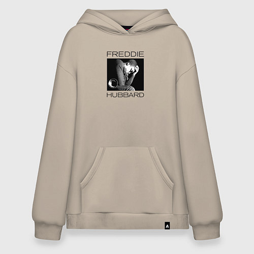 Худи оверсайз Tribute to Freddie Hubbard / Миндальный – фото 1