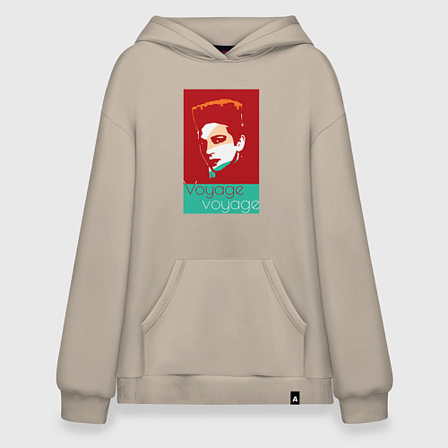 Худи оверсайз Voyage voyage / Миндальный – фото 1