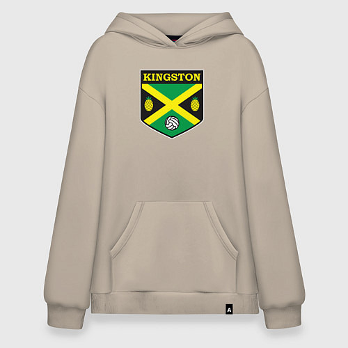 Худи оверсайз Kingston volleyball / Миндальный – фото 1