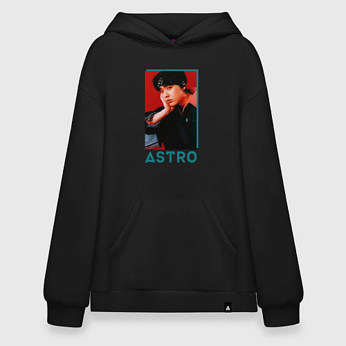 Худи оверсайз Astro Юн Сан Ха / Черный – фото 1