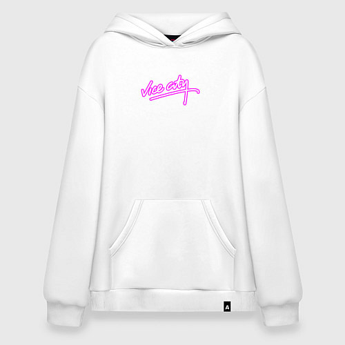 Худи оверсайз Вайсити гейм лого / Белый – фото 1