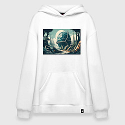 Худи оверсайз Фантастика круглое здание