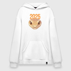 Худи оверсайз Желтая змея 2025