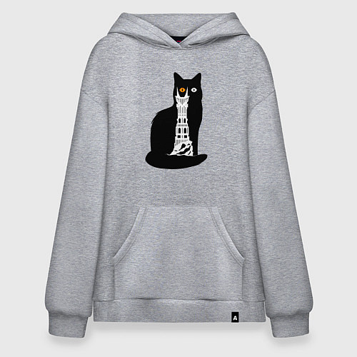 Худи оверсайз Око Котоурона / Меланж – фото 1