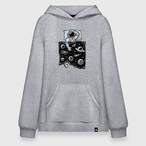 Худи оверсайз Космический сон / Меланж – фото 1