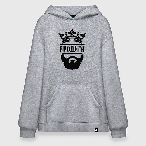 Худи оверсайз Бродяга / Меланж – фото 1