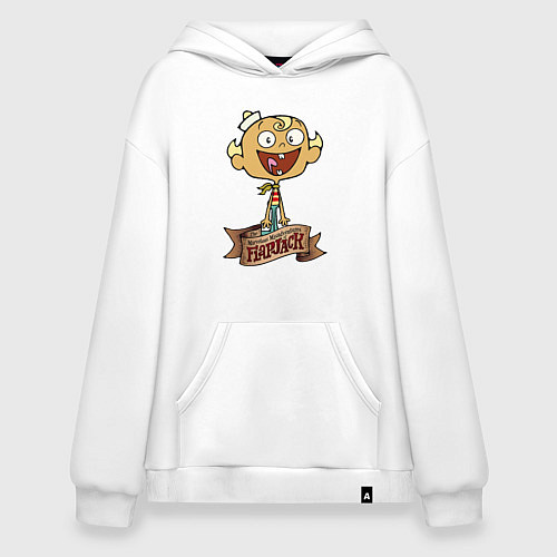 Худи оверсайз Флэпджек - матрос / Белый – фото 1