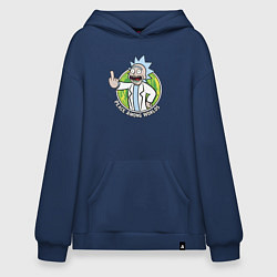 Толстовка-худи оверсайз Vault Rick, цвет: тёмно-синий