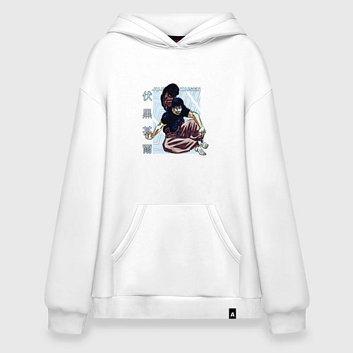 Худи оверсайз Магическая битва Тоджи / Белый – фото 1