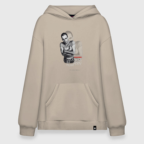 Худи оверсайз Underworld - trainspotting born slippy / Миндальный – фото 1