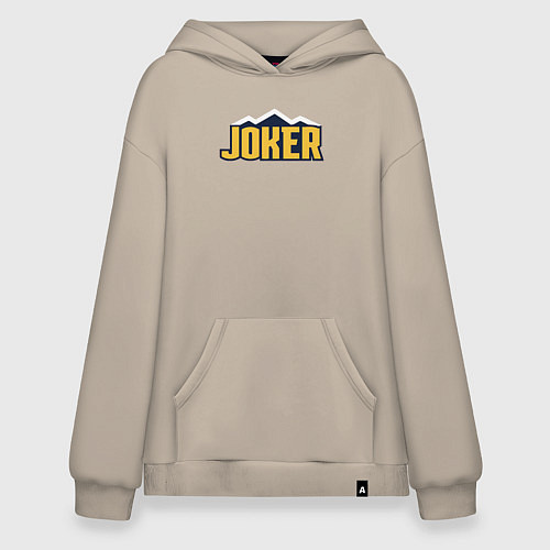 Худи оверсайз Joker Nuggets / Миндальный – фото 1