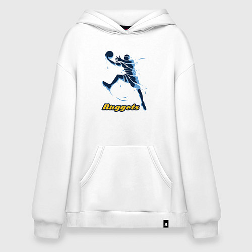 Худи оверсайз Nuggets baller / Белый – фото 1