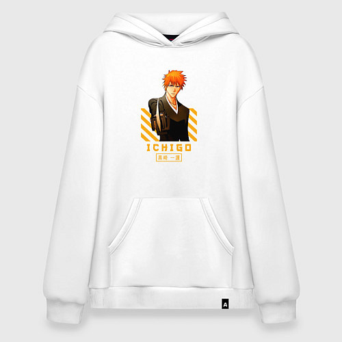 Худи оверсайз Блич Ichigo / Белый – фото 1