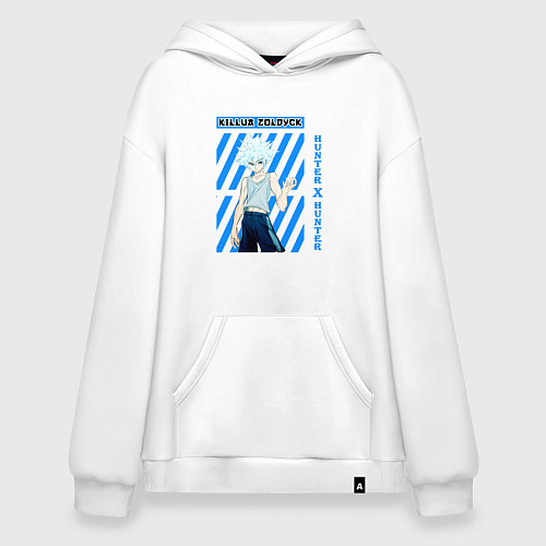 Худи оверсайз Хантер Kilua Zoldick / Белый – фото 1