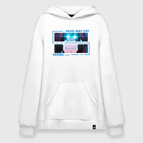 Худи оверсайз Vergil - Devil May Cry / Белый – фото 1