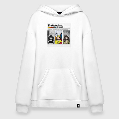 Худи оверсайз The weeknd Thursday / Белый – фото 1