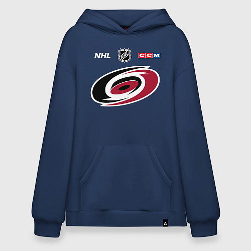 Худи оверсайз Каролина Харрикейнз - НХЛ команда / Тёмно-синий – фото 1