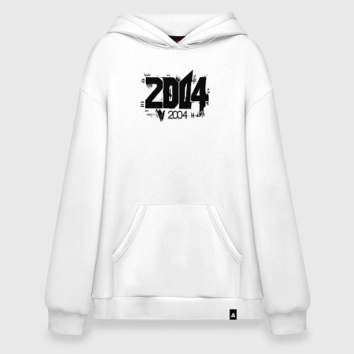 Худи оверсайз 2004 год / Белый – фото 1