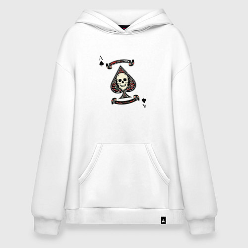 Худи оверсайз К 11 туз / Белый – фото 1
