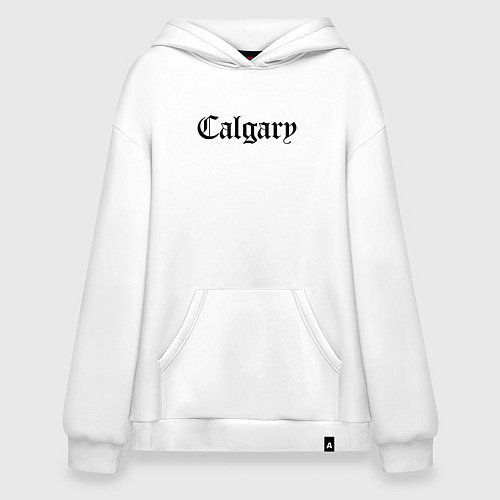 Худи оверсайз Calgary - Canada / Белый – фото 1