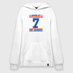 Толстовка-худи оверсайз Chet Holmgren, цвет: белый