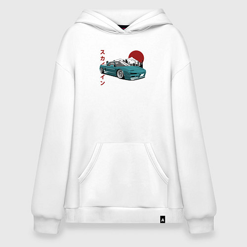 Худи оверсайз Toyota MR2 / Белый – фото 1
