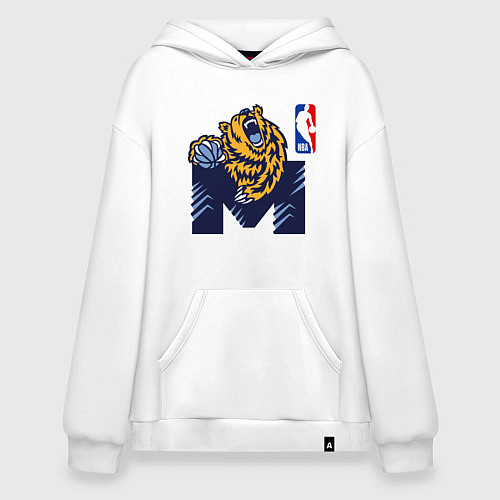 Худи оверсайз Гриззлис баскетбол / Белый – фото 1