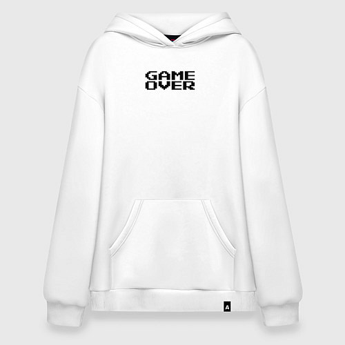 Худи оверсайз Конец игры / Белый – фото 1
