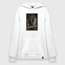 Худи оверсайз XXXTentacion и облака дыма