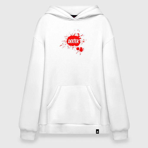 Худи оверсайз Blood Dexter / Белый – фото 1